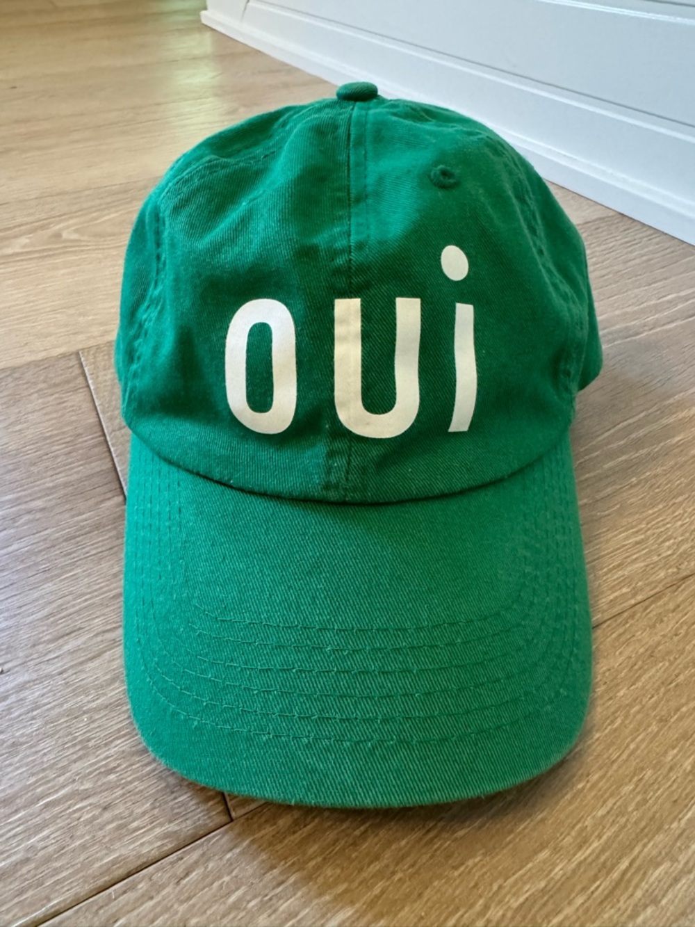 Clare V. Green 'oui' Baseball Cap